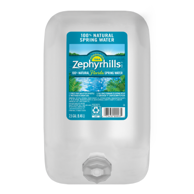 Zephyrhills  Spring water 2.5Gal Single bottle
