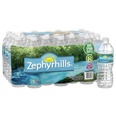 Zephyrhills Spring water product details 500mL 28 pack