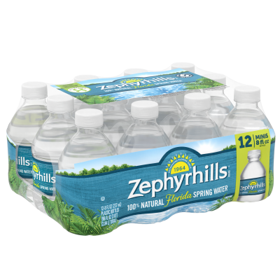 Zephyrhills Spring Water 8oz 12 pack