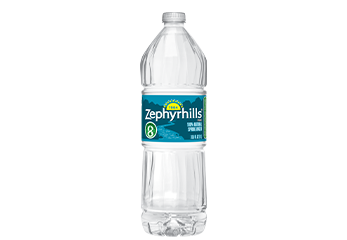 Zephyrhills® Brand 100% natural spring water 1 liter bottle