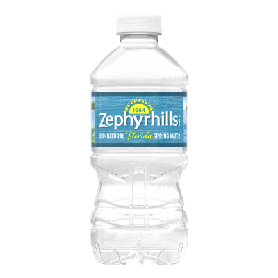 12 Ounce Bottled Water  Zephyrhills® Brand 100% Natural Spring Water