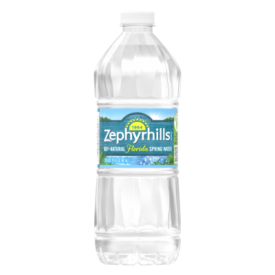 20 Fluid Ounce Bottled Water  Zephyrhills® Brand 100% Natural