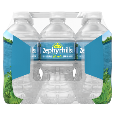Zephyrhill Spring water product detail 12oz 12 pack right view