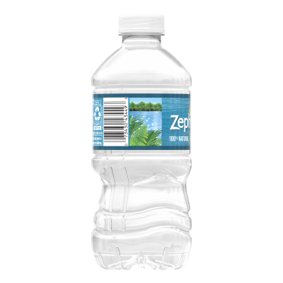 Zephyrhills Spring Water 12oz bottle left view