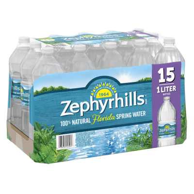 Zephyrhills  Spring water 1L 15pack bottle