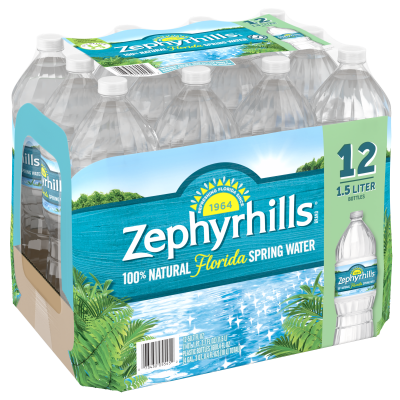 Zephyrhills  Spring water 1.5L 12pack bottle