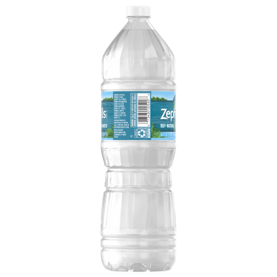 Zephyrhills  Spring water 1.5L Single bottle back view