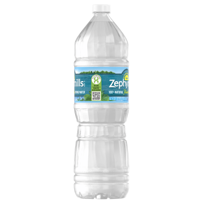 Zephyrhills  Spring water 1.5L Single bottle left view