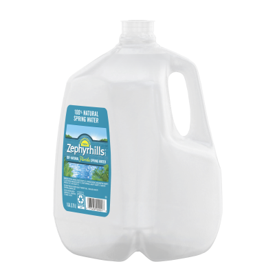 Zephyrhills  Spring water 1Gal Single bottle right view