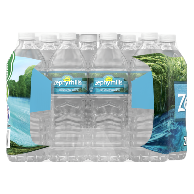 Zephyrhills Spring water product details 500mL 28 pack right view