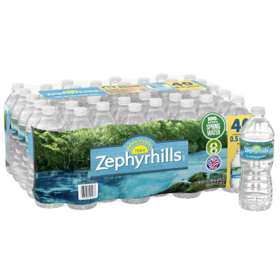 Zephyrhills Spring water product details 500mL 40 pack