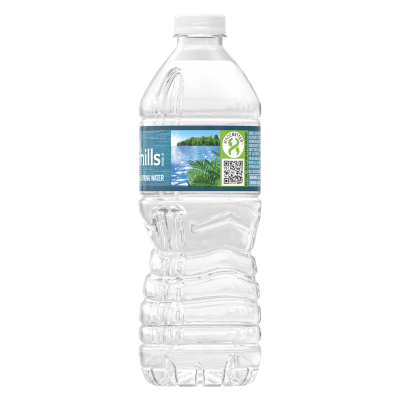 Zephyrhills  Spring water 500mL single bottle right view