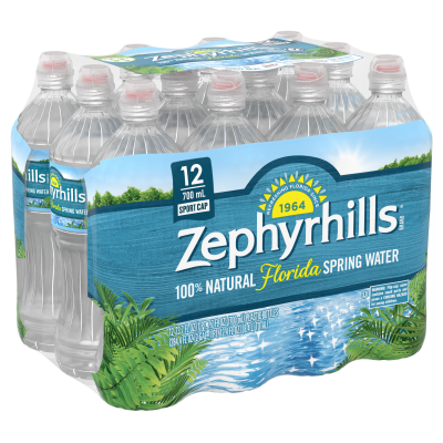 Zephyrhills  Spring water 700mL 12pack bottle