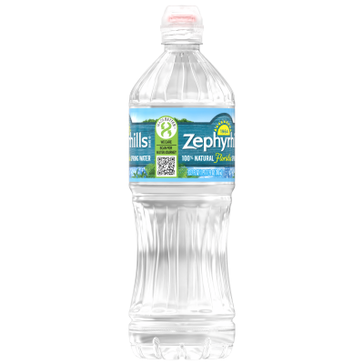 Zephyrhills  Spring water 700mL single bottle left view