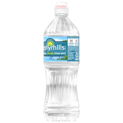 Zephyrhills  Spring water 700mL single bottle right view