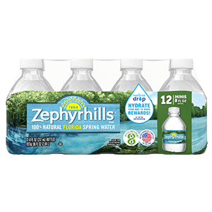 Zephyrhills Spring Water 8oz 12 pack