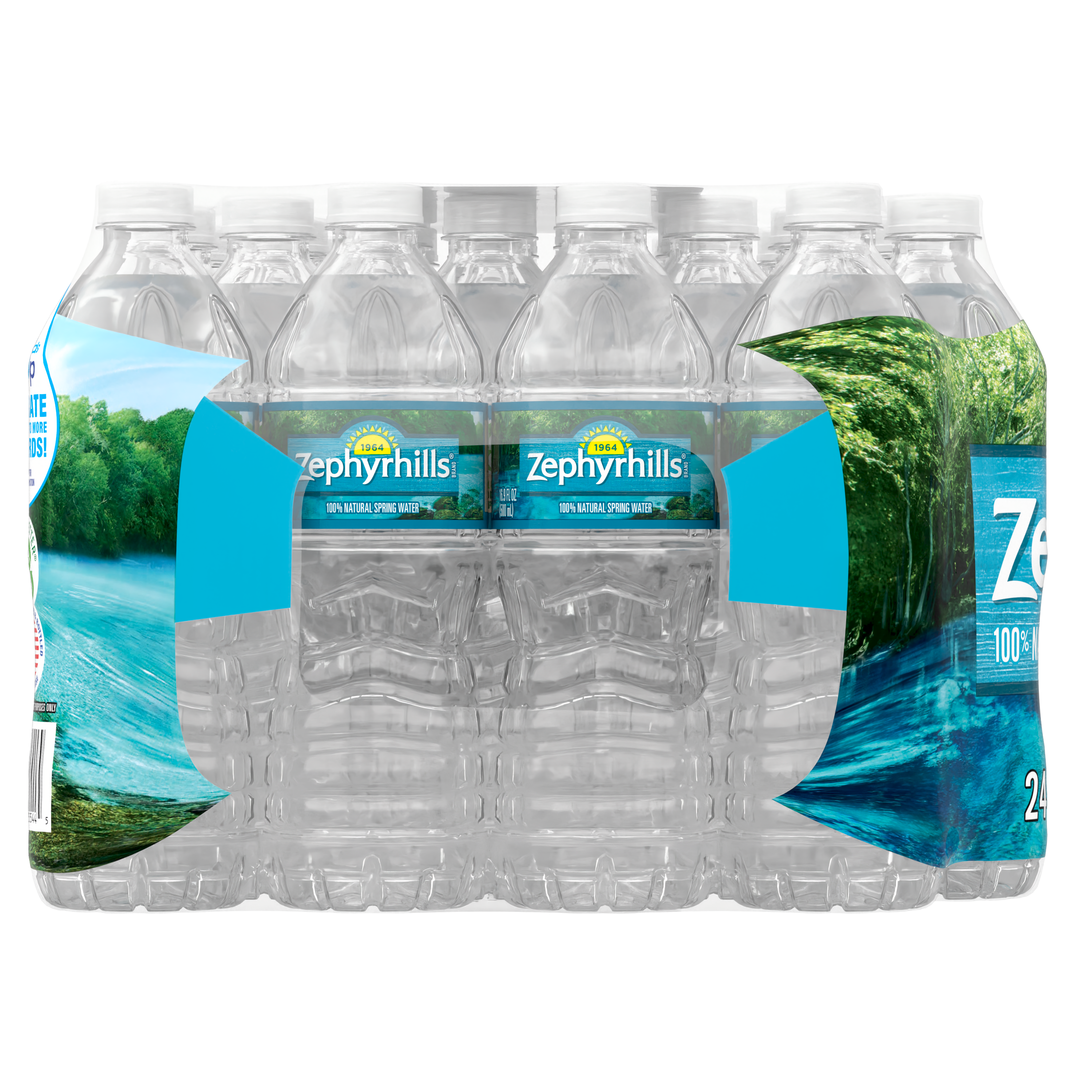 Zephyrhills Spring water product details 500mL 24 pack
