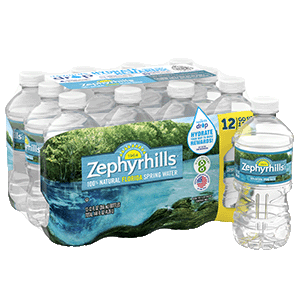 Zephyrhills Spring Water 12oz 12 pack