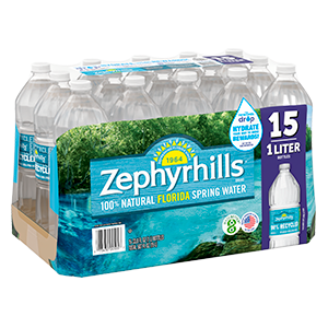 Zephyrhills  Spring water 1L 15pack bottle