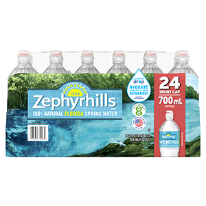 Zephyrhills  Spring water 700mL 24pack bottle