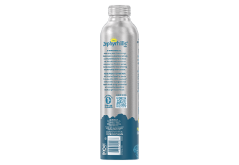 Zephyrhills Florida Spring Water 25 oz Aluminum Bottle back
