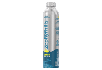 Zephyrhills Florida Spring Water 25 oz Aluminum Bottle turn