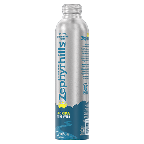 Zephyrhills Florida Spring Water 25 fl oz Aluminum Bottle
