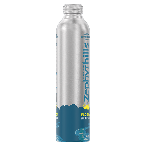 Zephyrhills Florida Spring Water 25 fl oz Aluminum Bottle