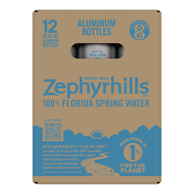 Zephyrhills - 25 fl oz - 12 pack - left