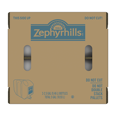 Zephyrhills - 2.5 gal - 2 pack - top
