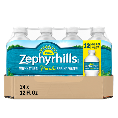 Zephyrhills -12 fl oz - 24 pack - left