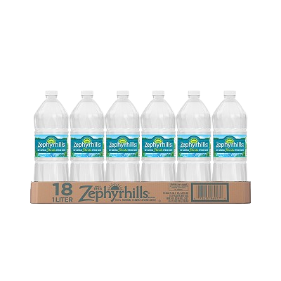 Zephyrhills - 1 L - 18 pack - center flat
