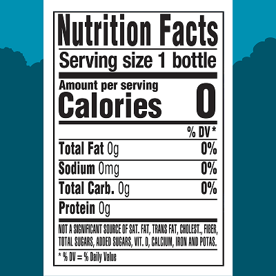 Zephyrhills - 2.5 gal - 2 pack - nutrition facts